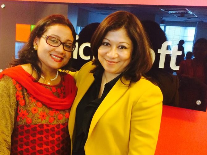 With the MD of Microsoft BD, after nomination of Brand Ambassador