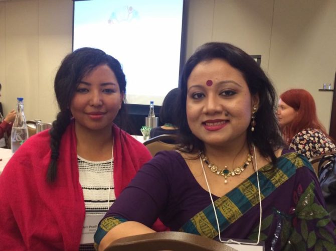With CSP fellow from Nepal