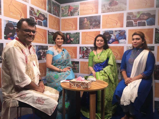 Speaking on a talkshow on reduction of tax from sanitary napkin